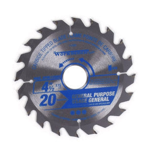 SAW BLADE RIPPING & FRAMING 4½IN (115MM) 20T 12000RPM MULTI PURPOSE