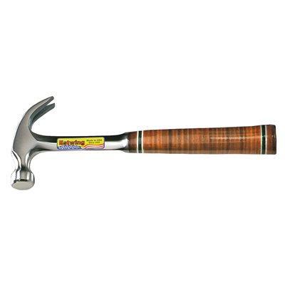 Claw Hammer Curved 16oz 12 ½in Leather Grip Handle Estwing E16C