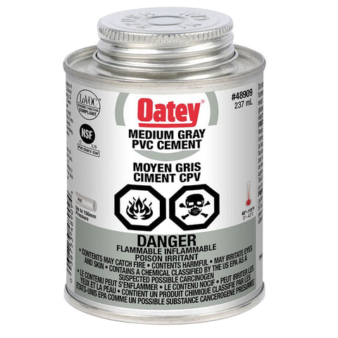 Pvc Cement Grey 237ml With Brush