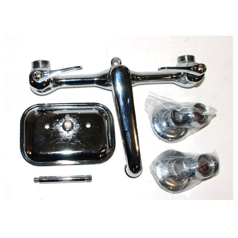 Wall Faucet 8in With Soap Dish