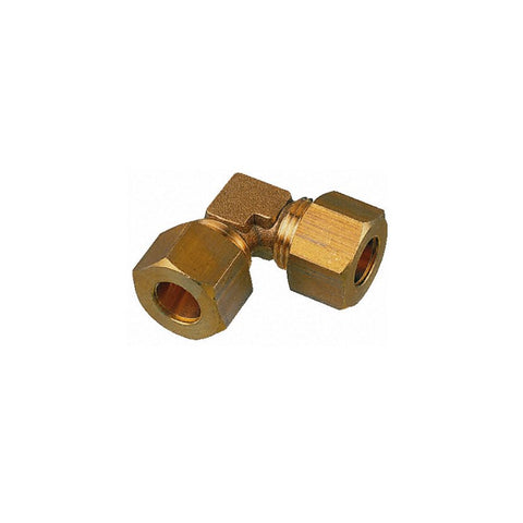 Brass Comp. Elbow ½in Comp To 3/8In Mip